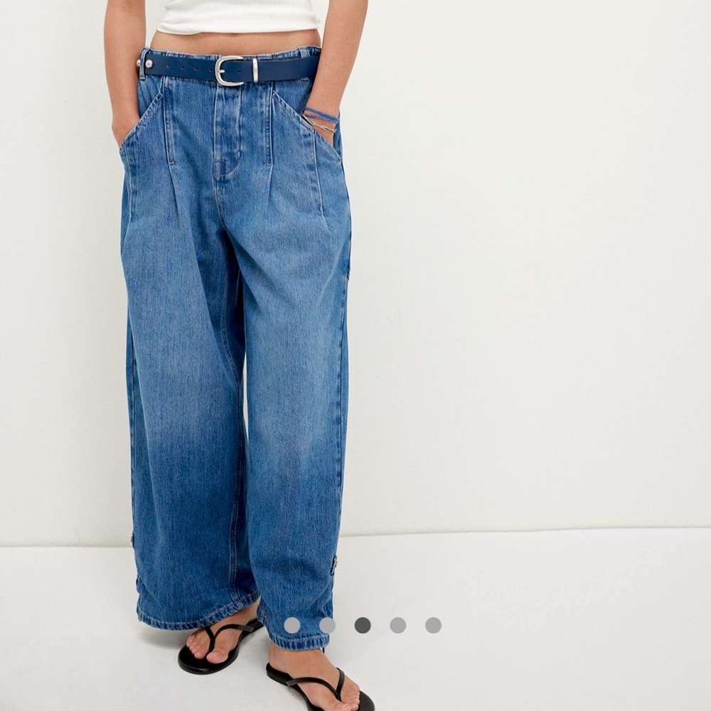 We The Free People La Vida Pull-on wide leg jeans, size Small - Picture 2 of 6